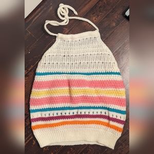 Knit Halter and Short (Multicolor)